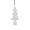 Ceramic White Tree Ornament | Design B