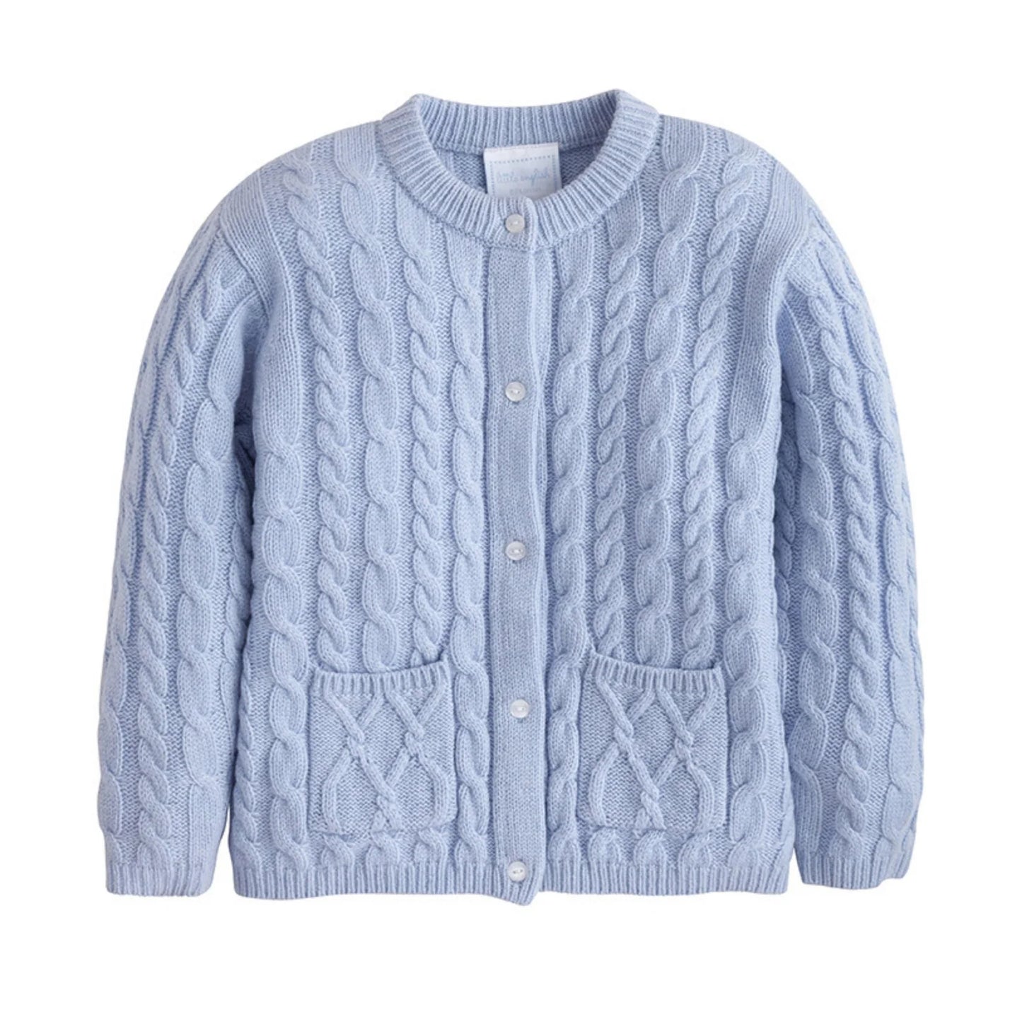 Classic Cashmere Blend Cardigan (Unisex) | Light Blue