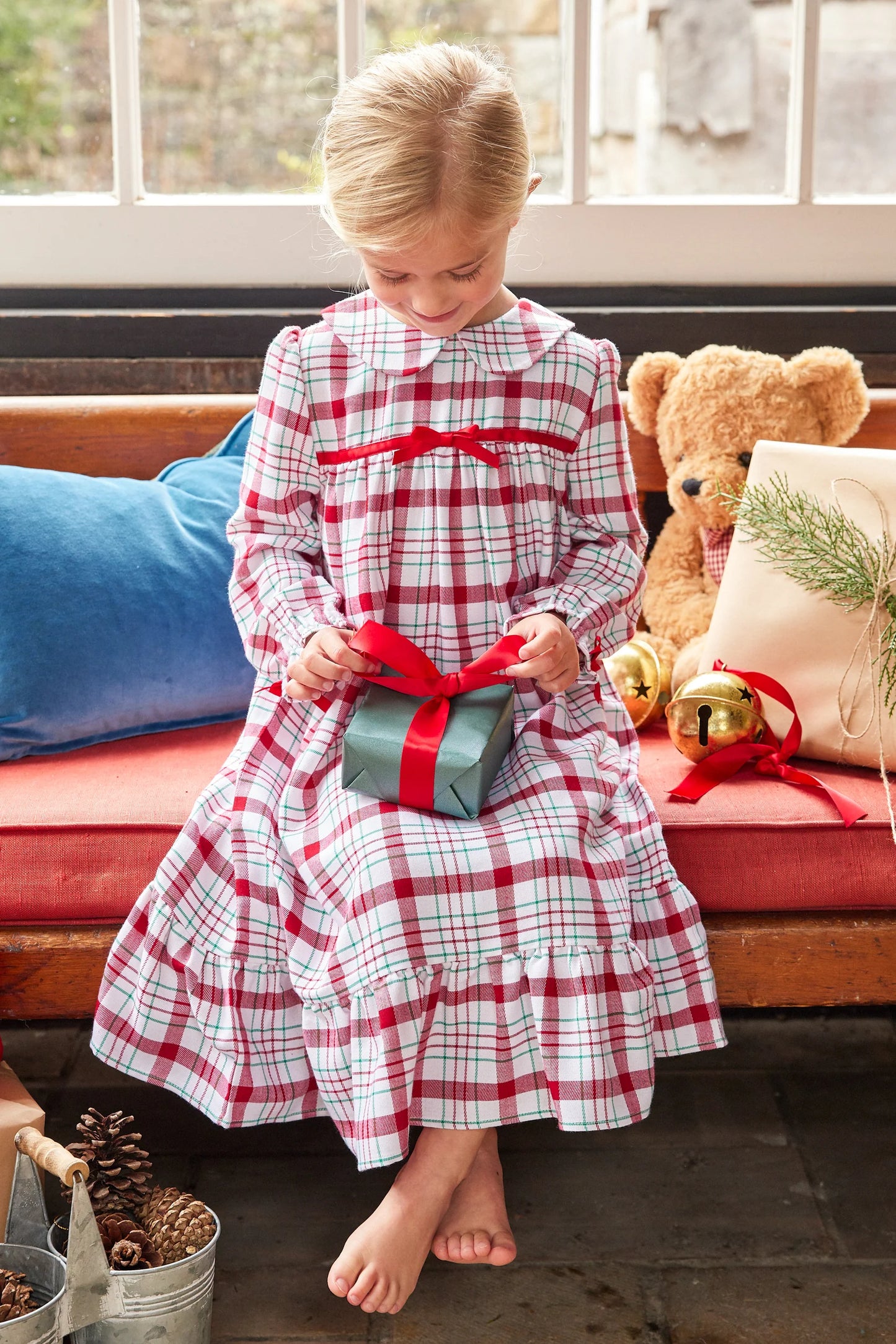 Classic Nightgown | Holiday Plaid