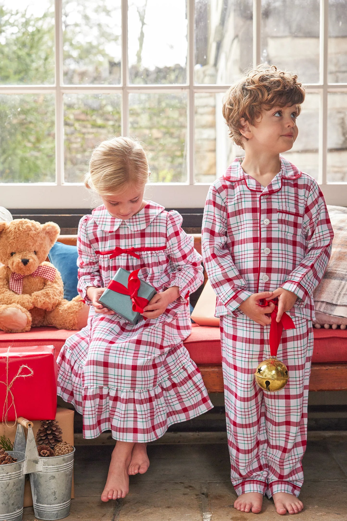 Classic Pajama Set | Holiday Plaid