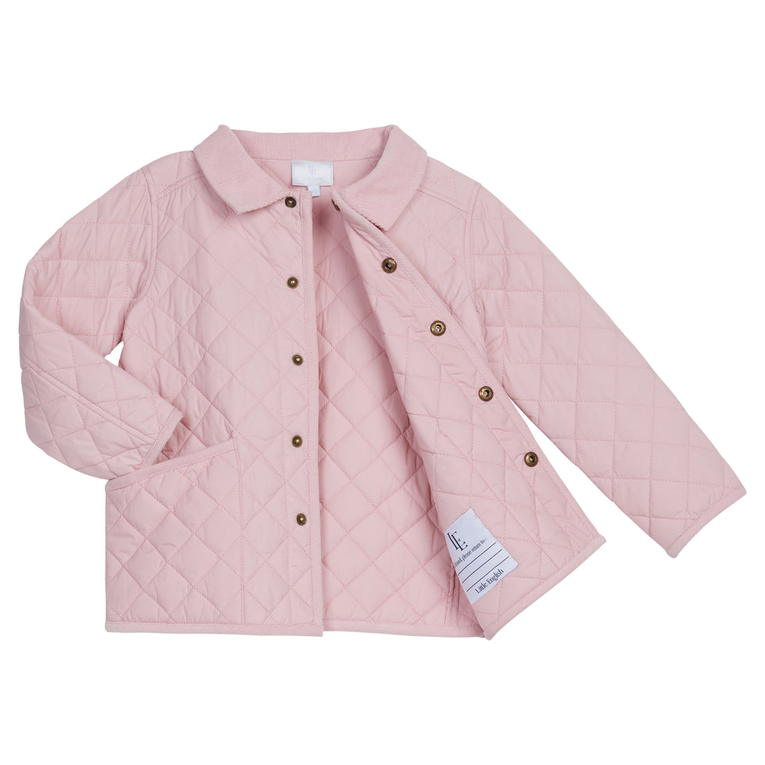 Classic Quilted Jacket | Light Pink