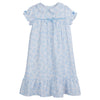 Classic Short Sleeve Nightgown | Blue Bunnies