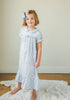 Classic Short Sleeve Nightgown | Blue Bunnies