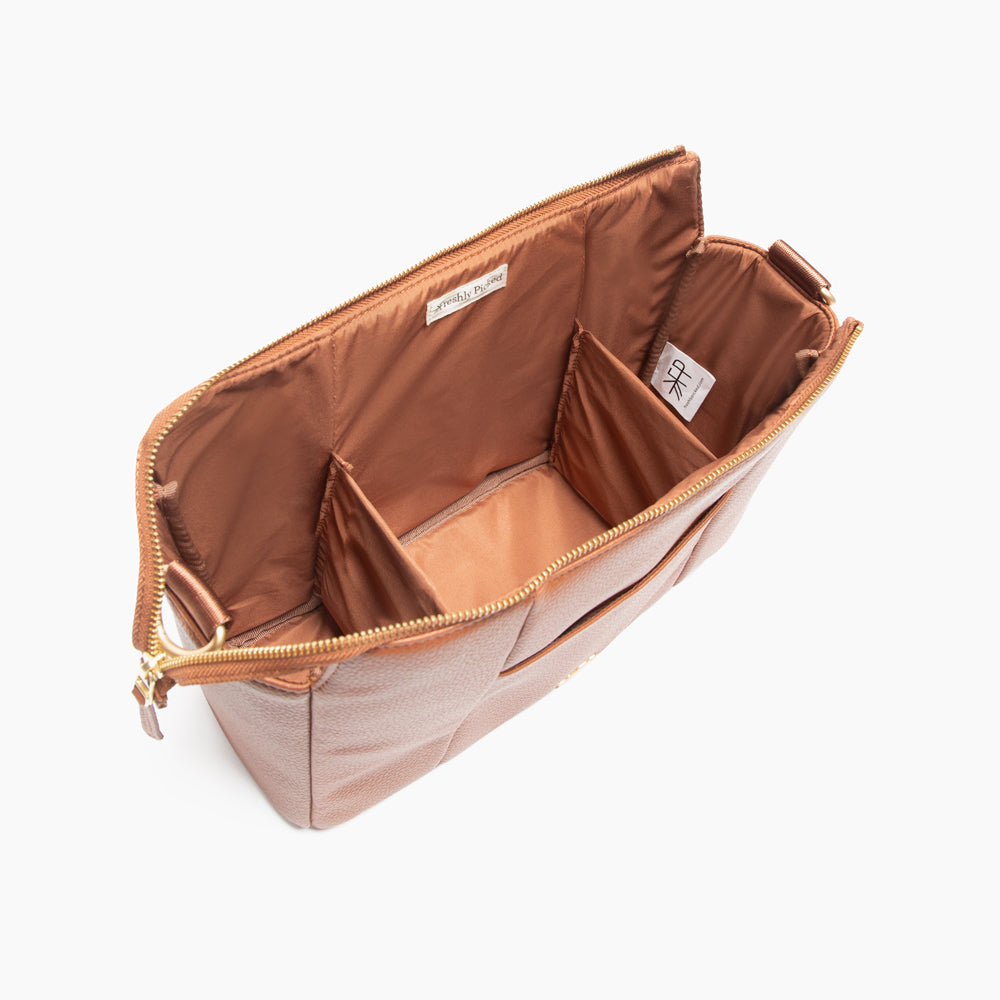 Freshly Picked Classic Stroller Caddy - Cognac