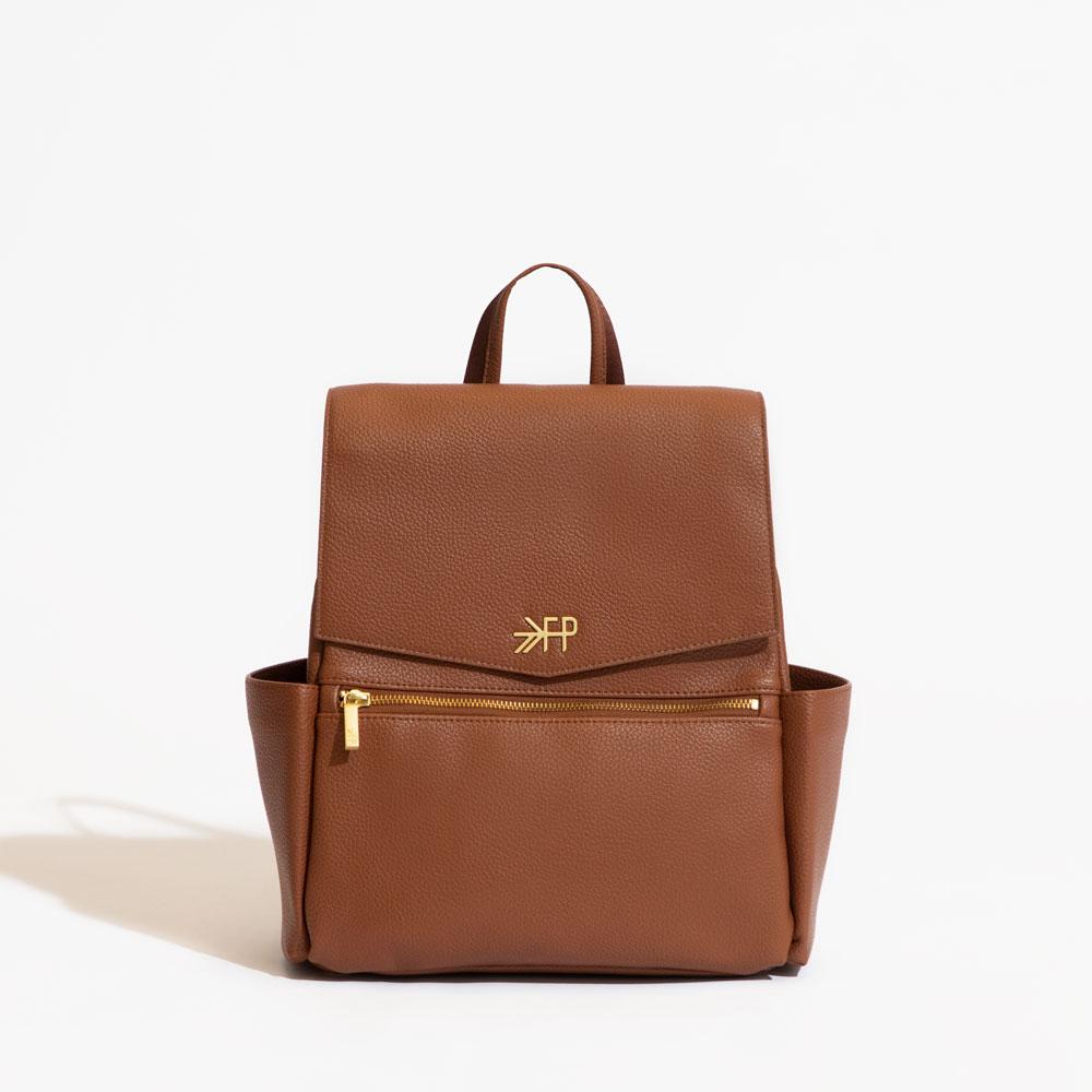 Cognac store diaper bag