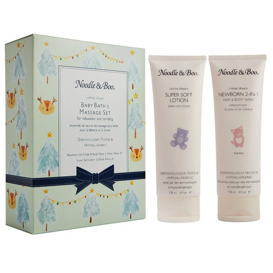 Baby Bath & Massage Gift Set