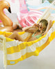 Mellow Yellow Striped Beach Towel