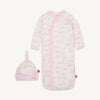 Sweeter than Hunny Magnetic Cozy Sleeper Gown + Hat Set | Pink