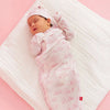 Sweeter than Hunny Magnetic Cozy Sleeper Gown + Hat Set | Pink