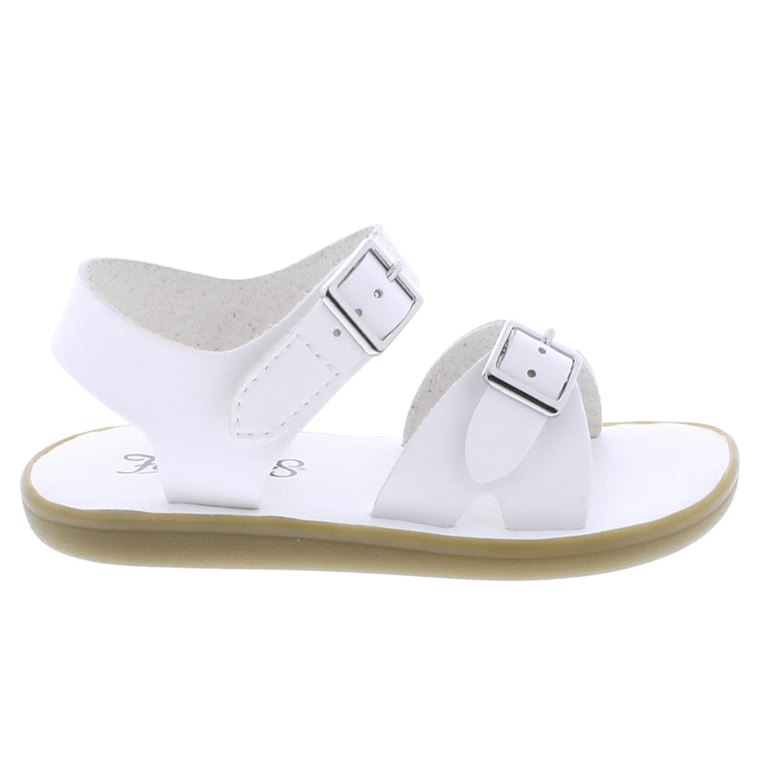 Eco-Tide Sandal | White Microfiber