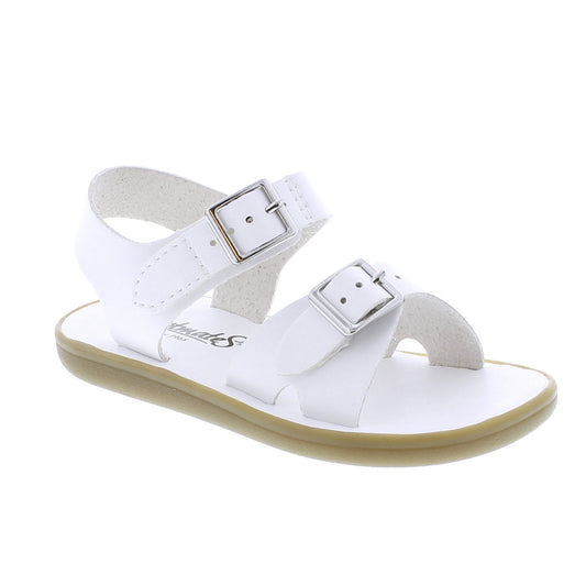 Eco-Tide Sandal | White Microfiber