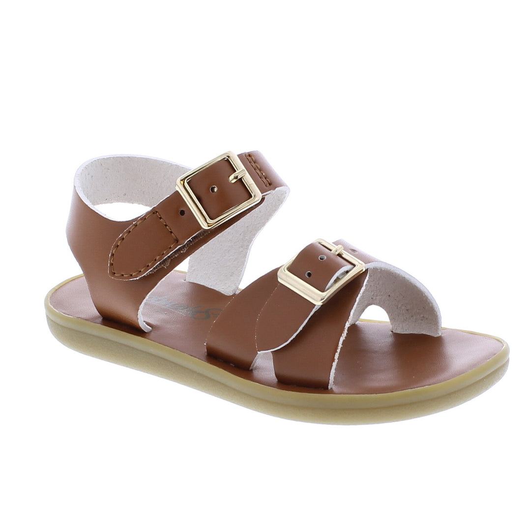 Eco Tide Sandal | Tan Microfiber