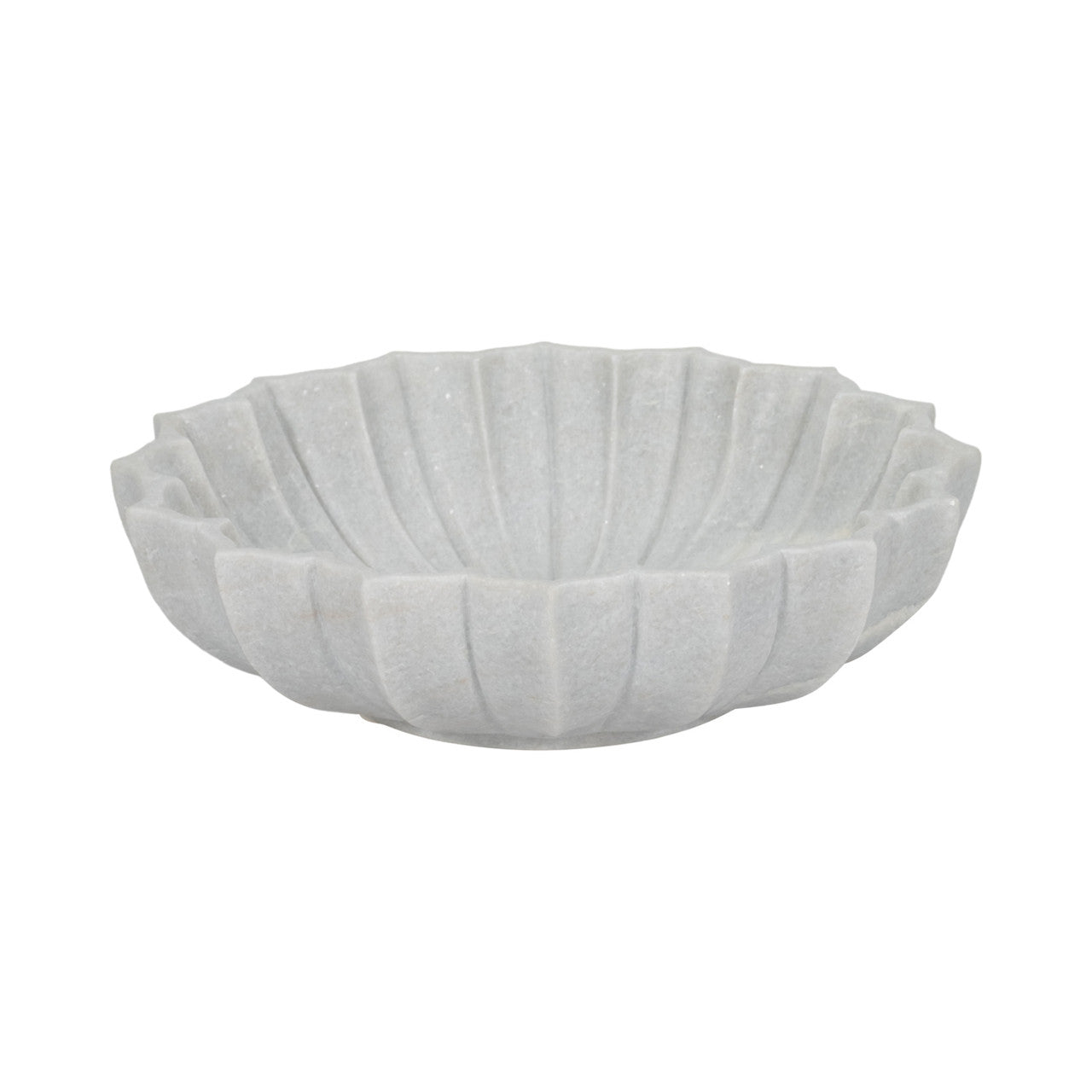 14" Bauer White Marble Bowl/Tray