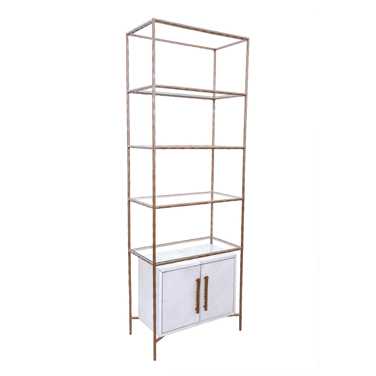 30" Azmara Real Hide Etagere Shelf