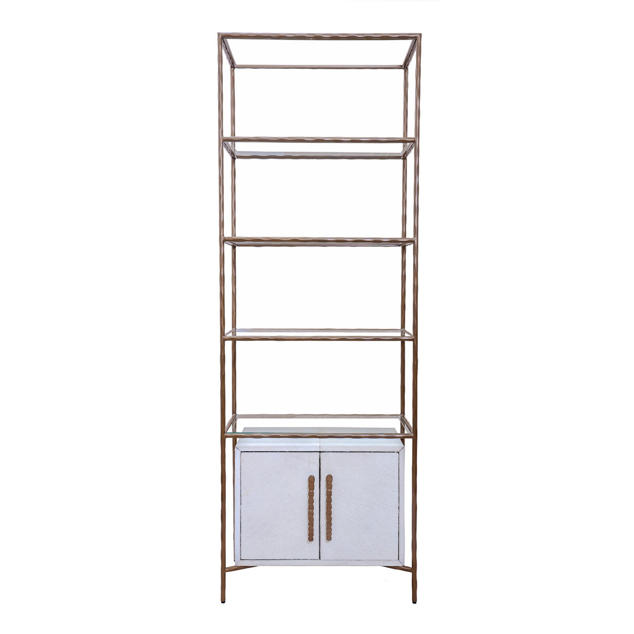 30" Azmara Real Hide Etagere Shelf