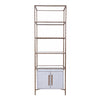 30" Azmara Real Hide Etagere Shelf