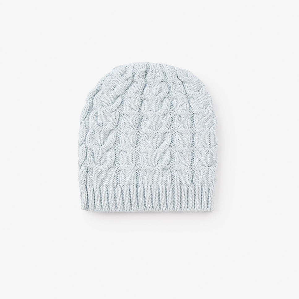 Horseshoe Cable Hat | Pale Blue