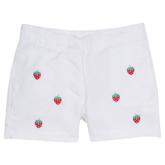 Embroidered Short | Strawberry