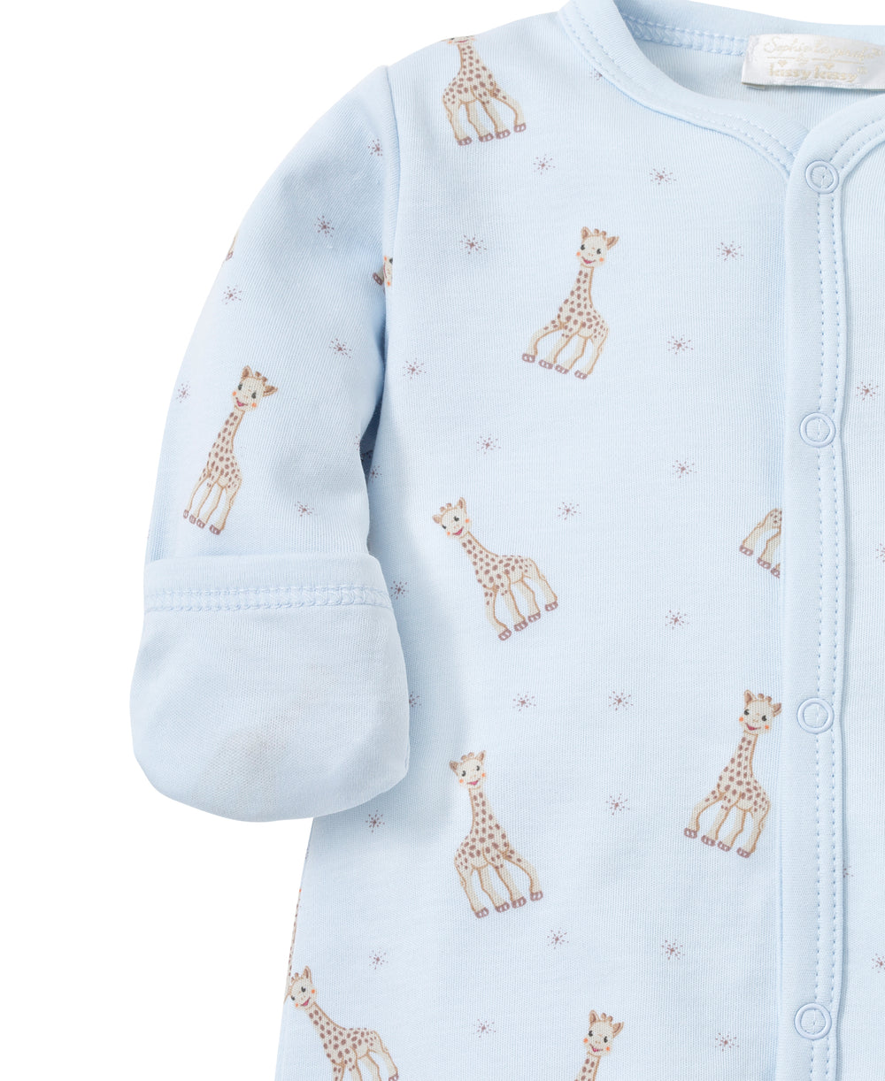 Sophie La Girafe Footie - Light Blue