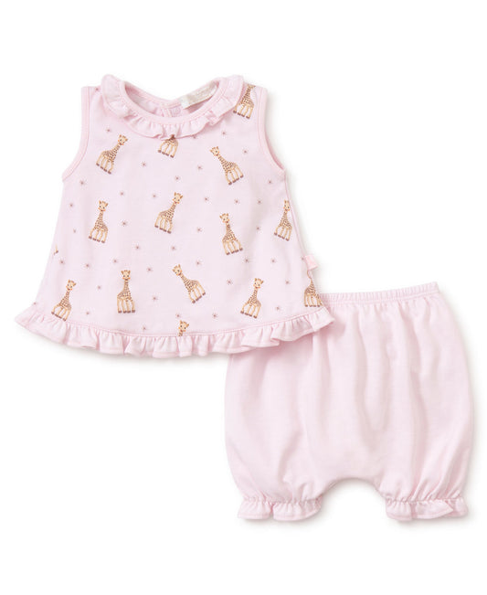 Sophie La Girafe Sunsuit - Pink