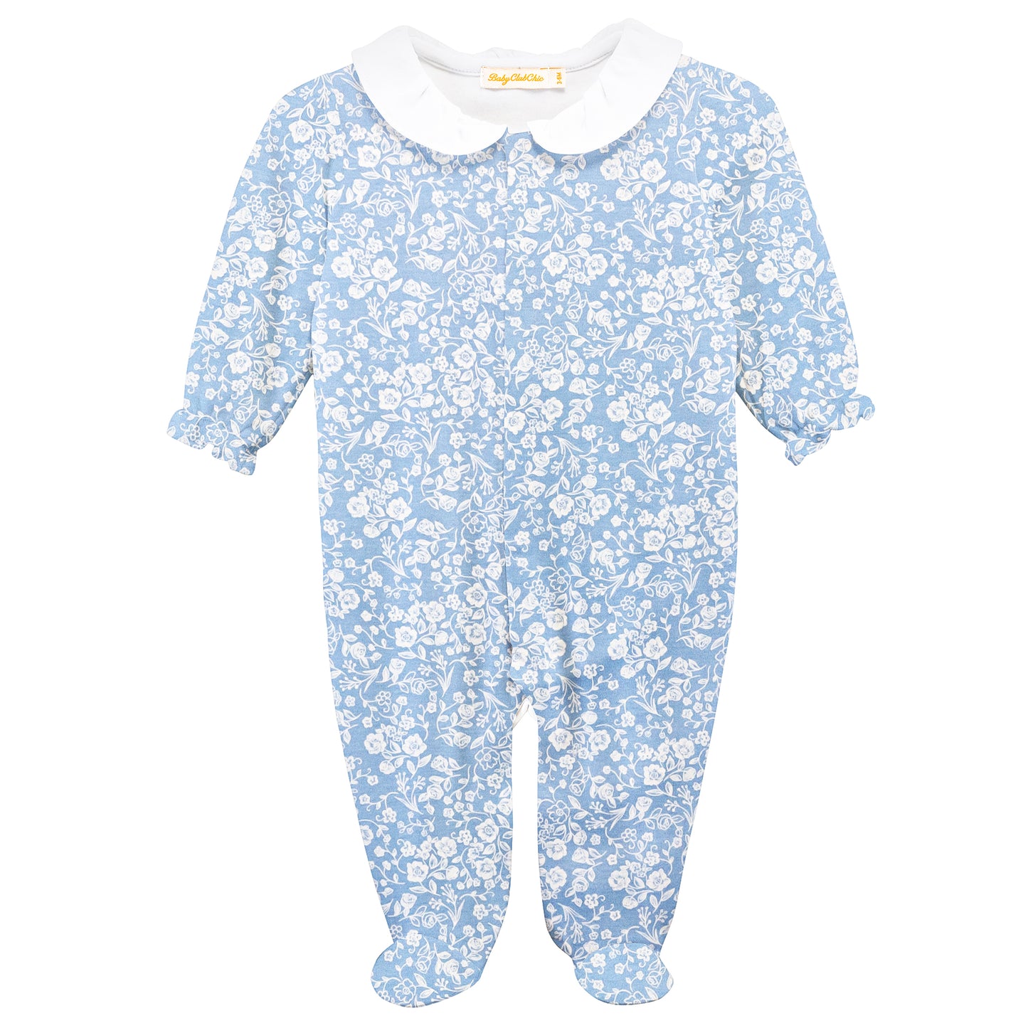 Blooming Garden Footie w/Round Collar