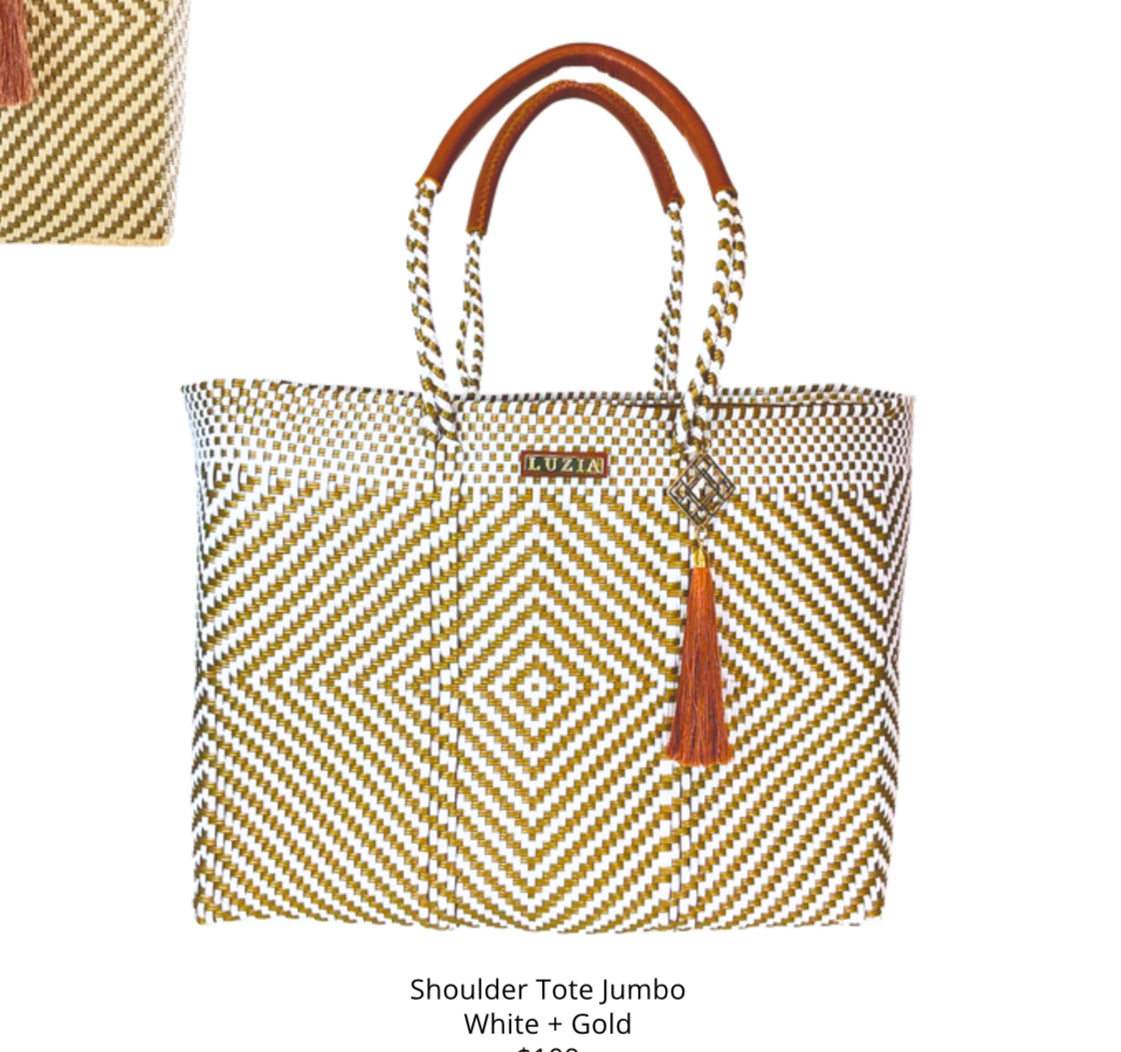 Shoulder Tote | Jumbo | Diamond White Gold