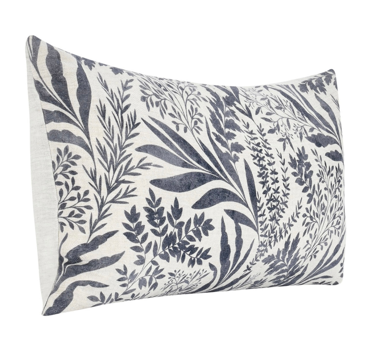 Mulberry Denim Blue Pillow | 14x26