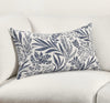 Mulberry Denim Blue Pillow | 14x26