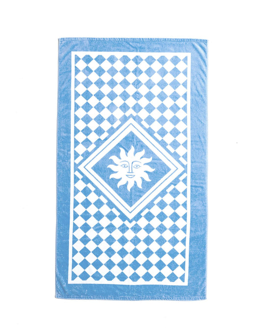 Blue Sol Beach Towel