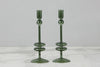 Emerald Glass Candlestick | Medium