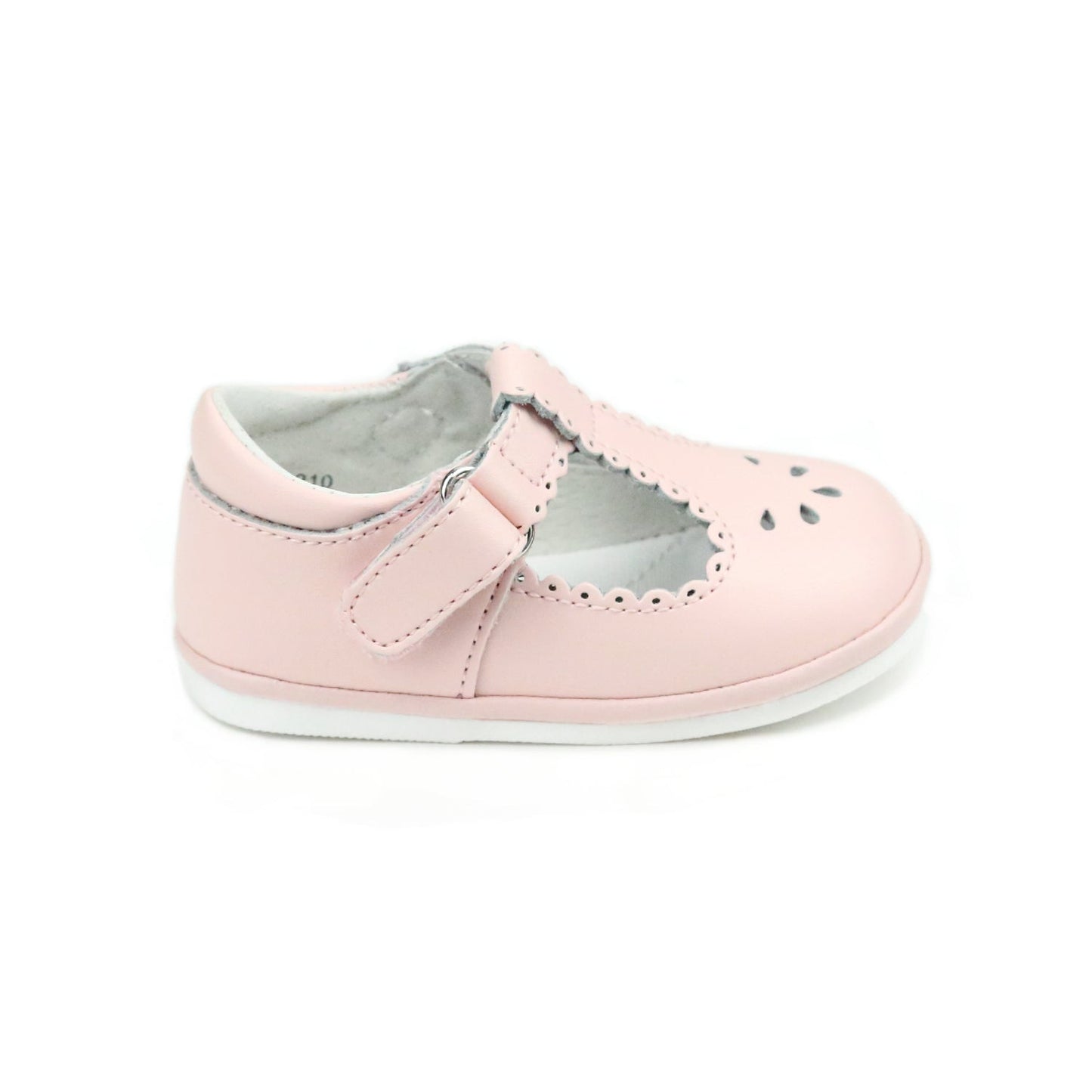 Dottie Scalloped T-Strap Mary Jane | Pink