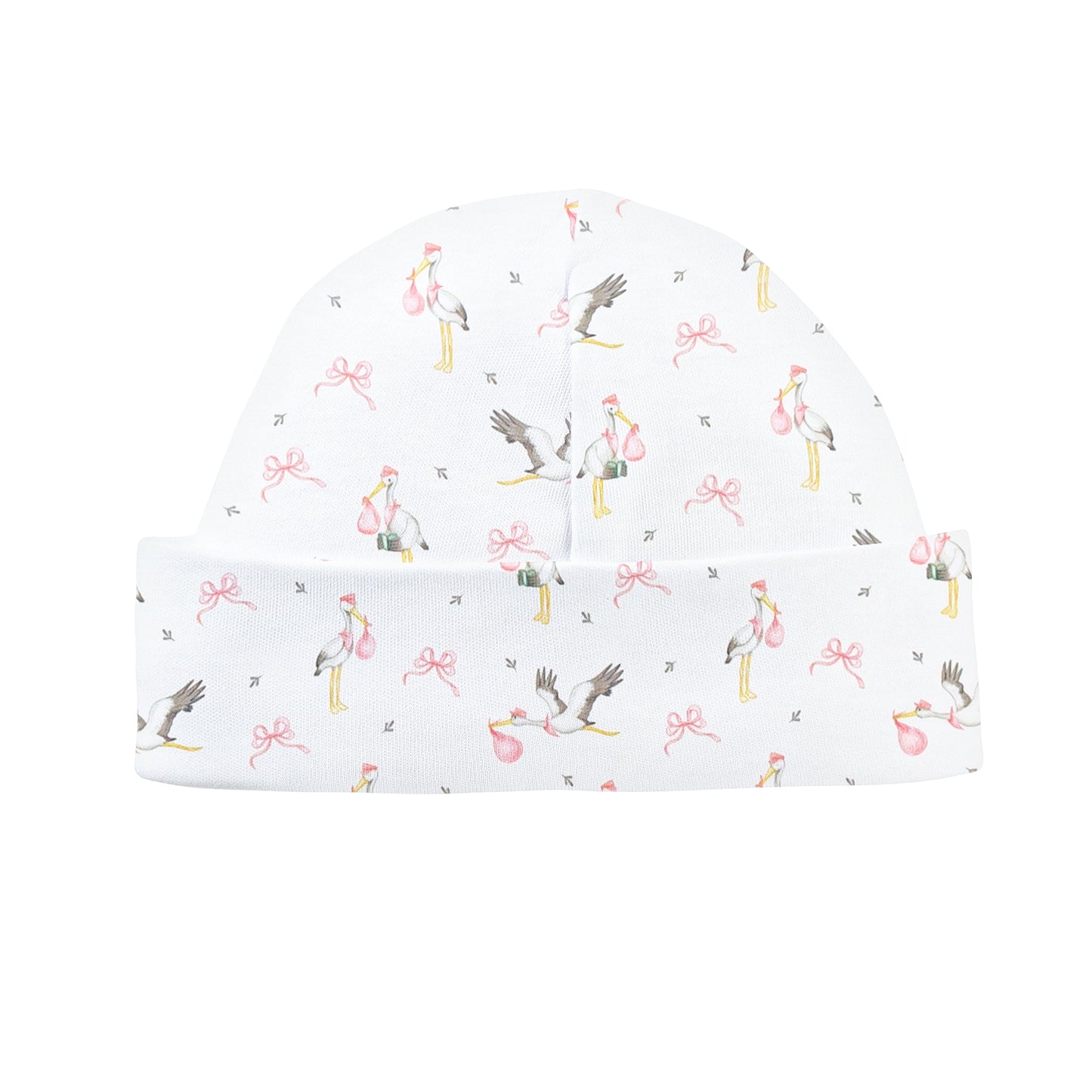 Welcome Baby Round Hat | Pink