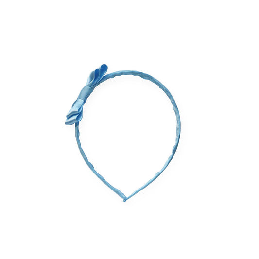 Audrey Satin Headband | Light Blue