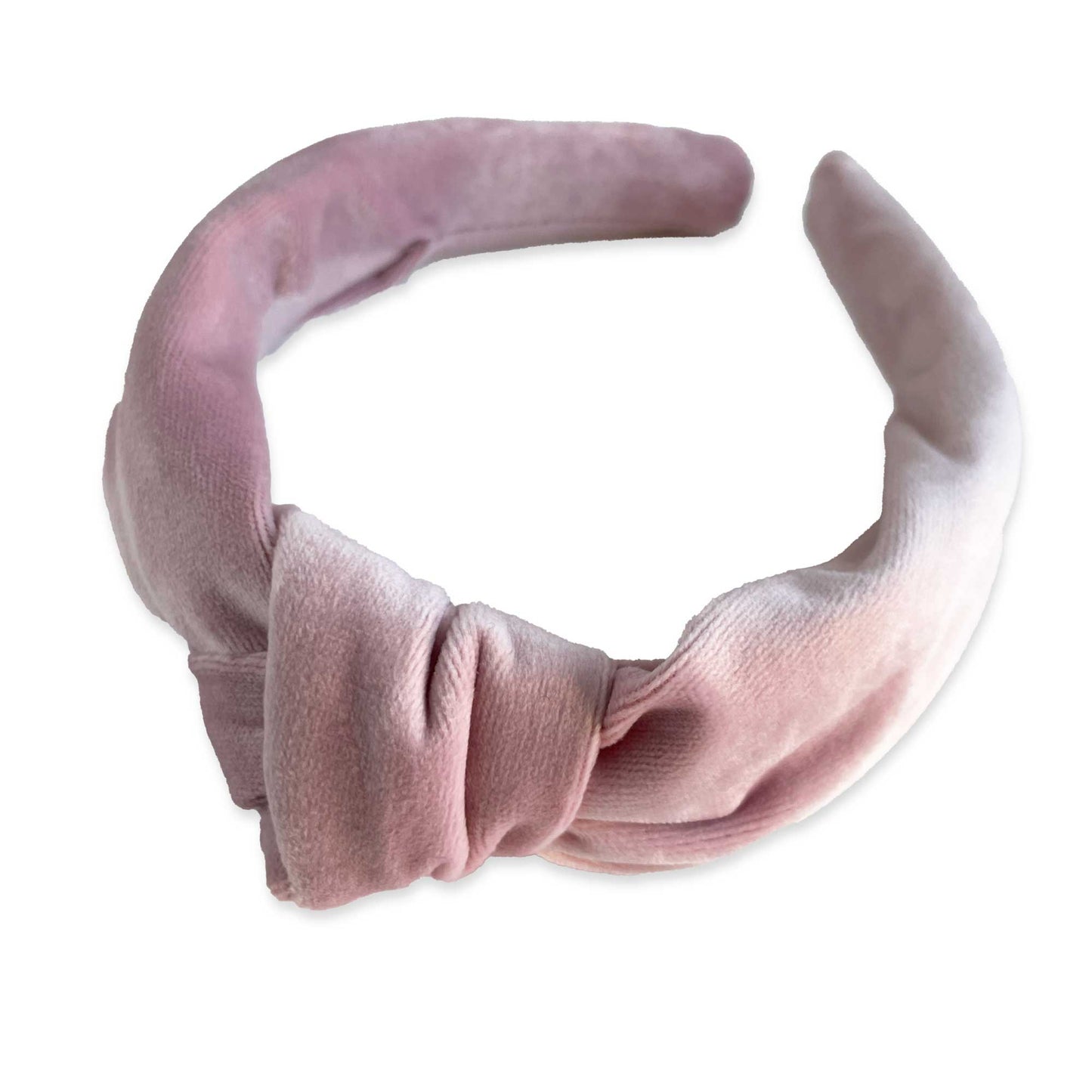 Velvet Knotted Headband | Pink