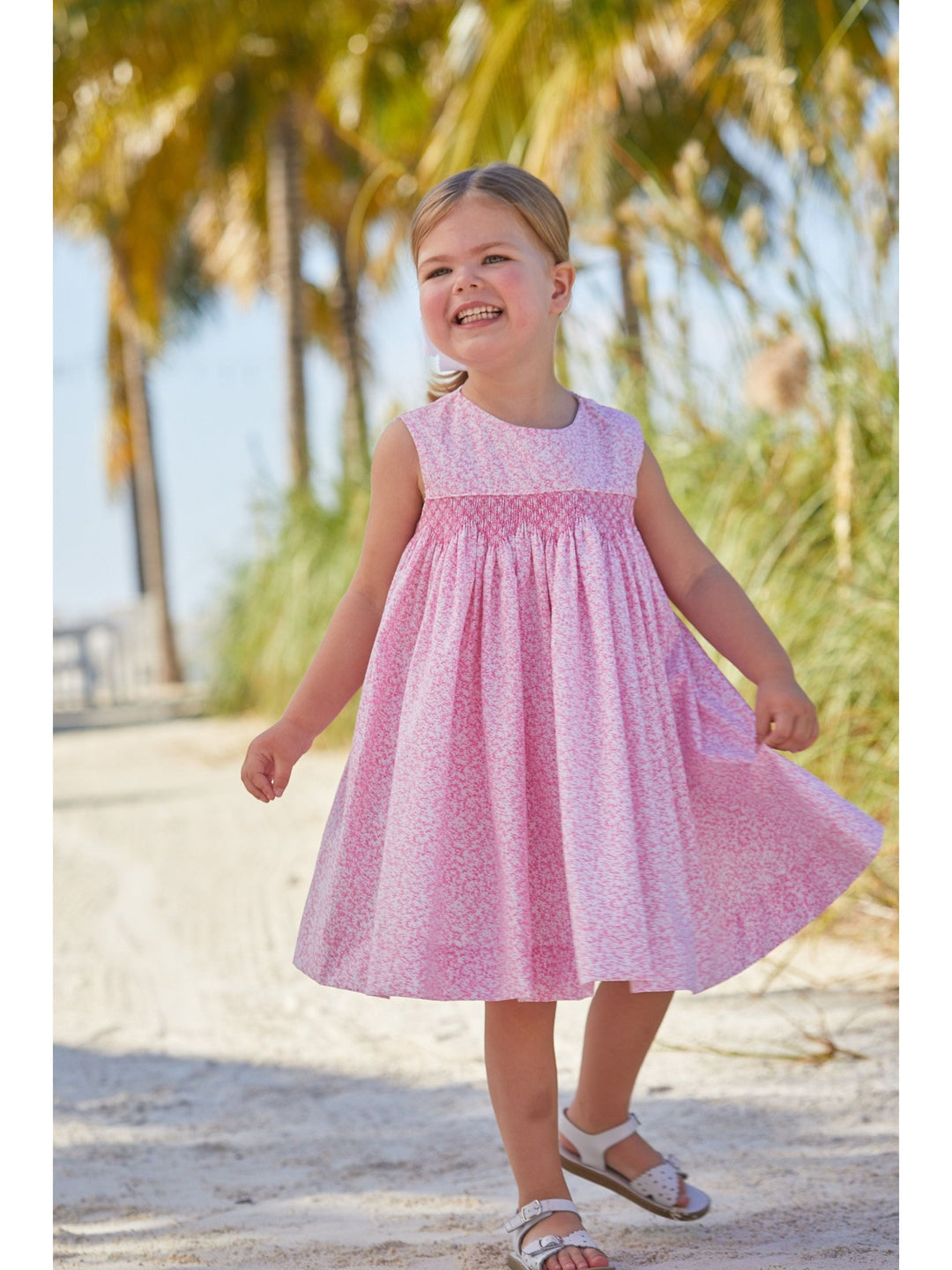 Simply Smocked Dress | Pink Vinings