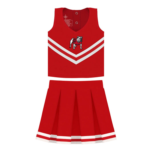 Cheer 2-piece + Bloomer | Red