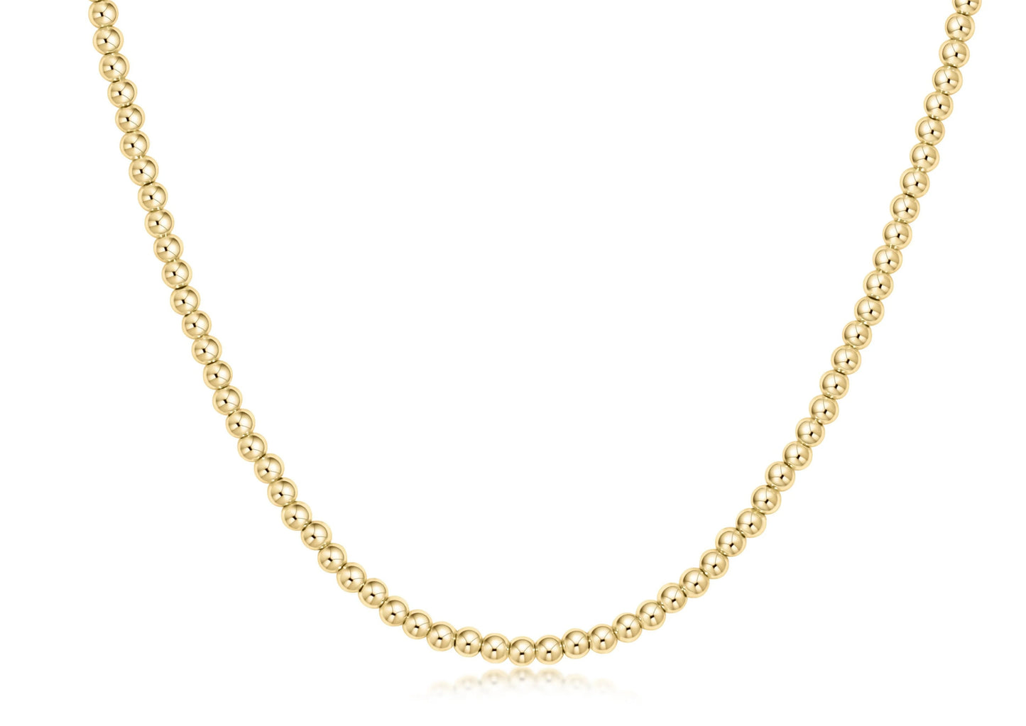 choker classic gold 3mm bead