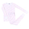 Big Sister Printed Long Pajamas - Pink