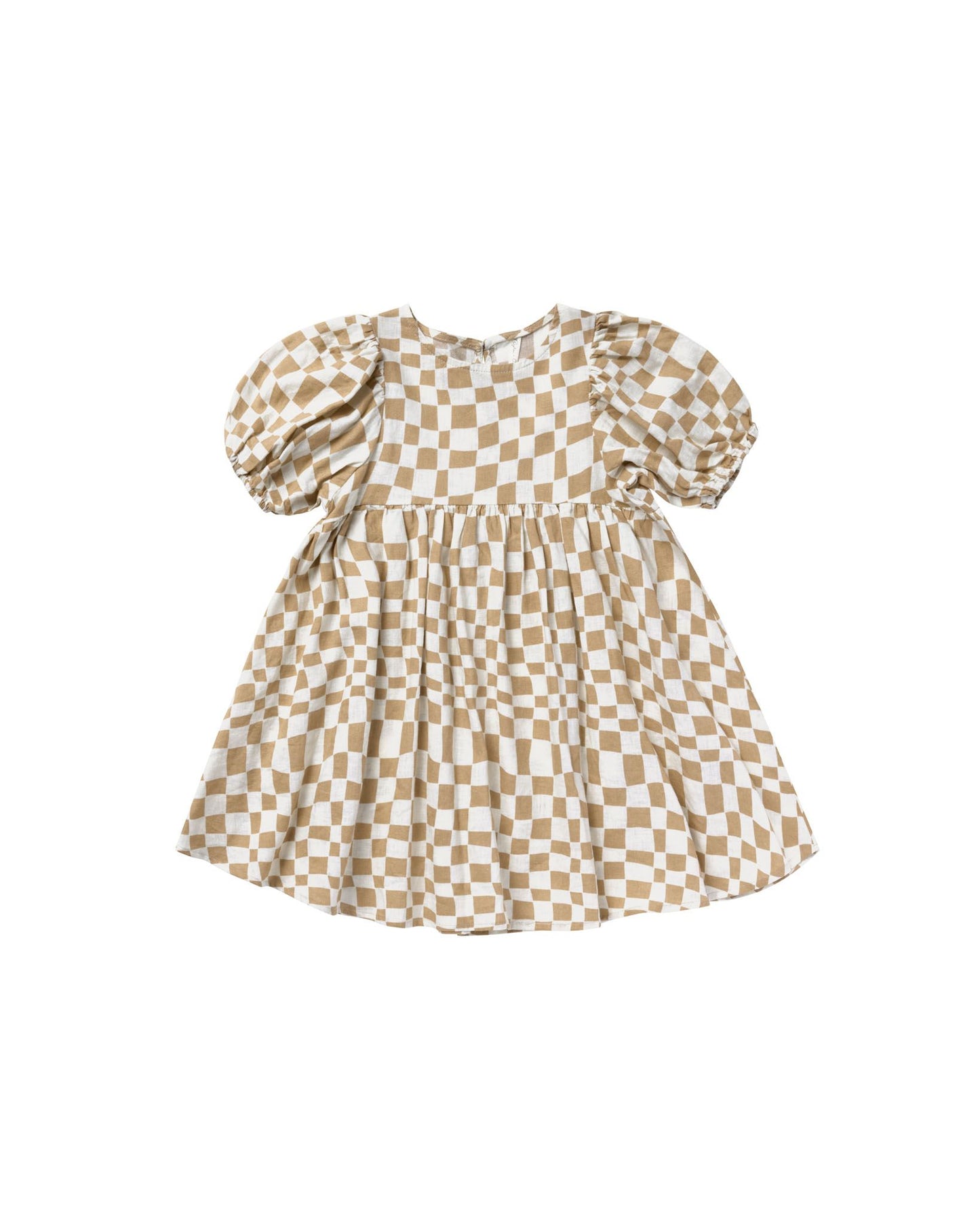 Marley Dress | Sand Checker