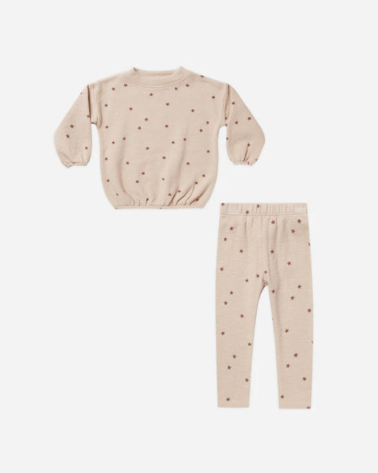 Spongy Knit Set | Stars