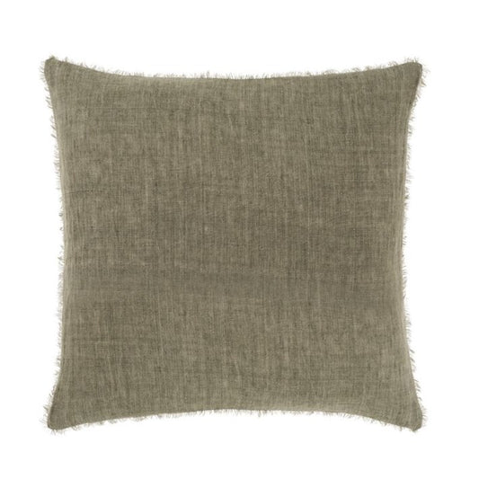 Lina Linen Pillow, 20x20- Shadow