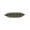 Check Weave Pillow Black | 12x21