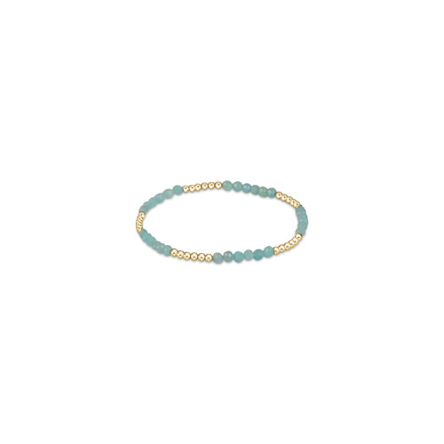 Blissful Pattern 2.5mm Bead Bracelet | Amazonite