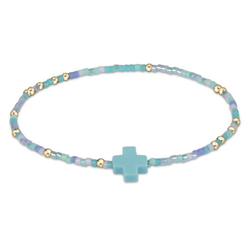 egirl Hope Unwritten Signature Cross Bracelet | Sea Said