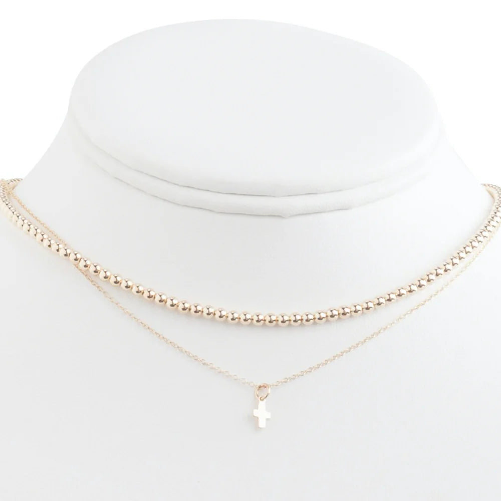 choker classic gold 3mm bead