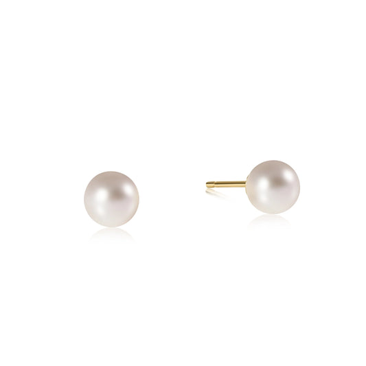 classic 6mm ball stud | pearl