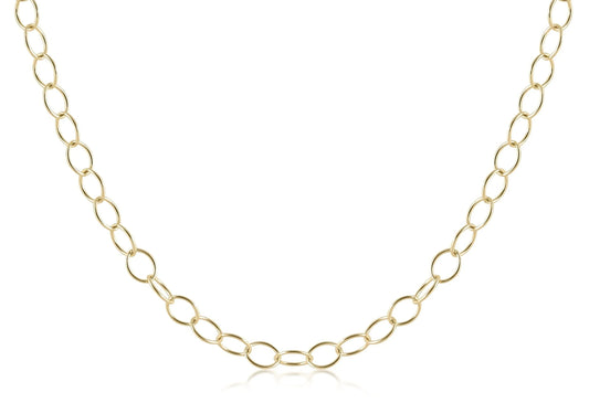 17" choker enchant chain | gold