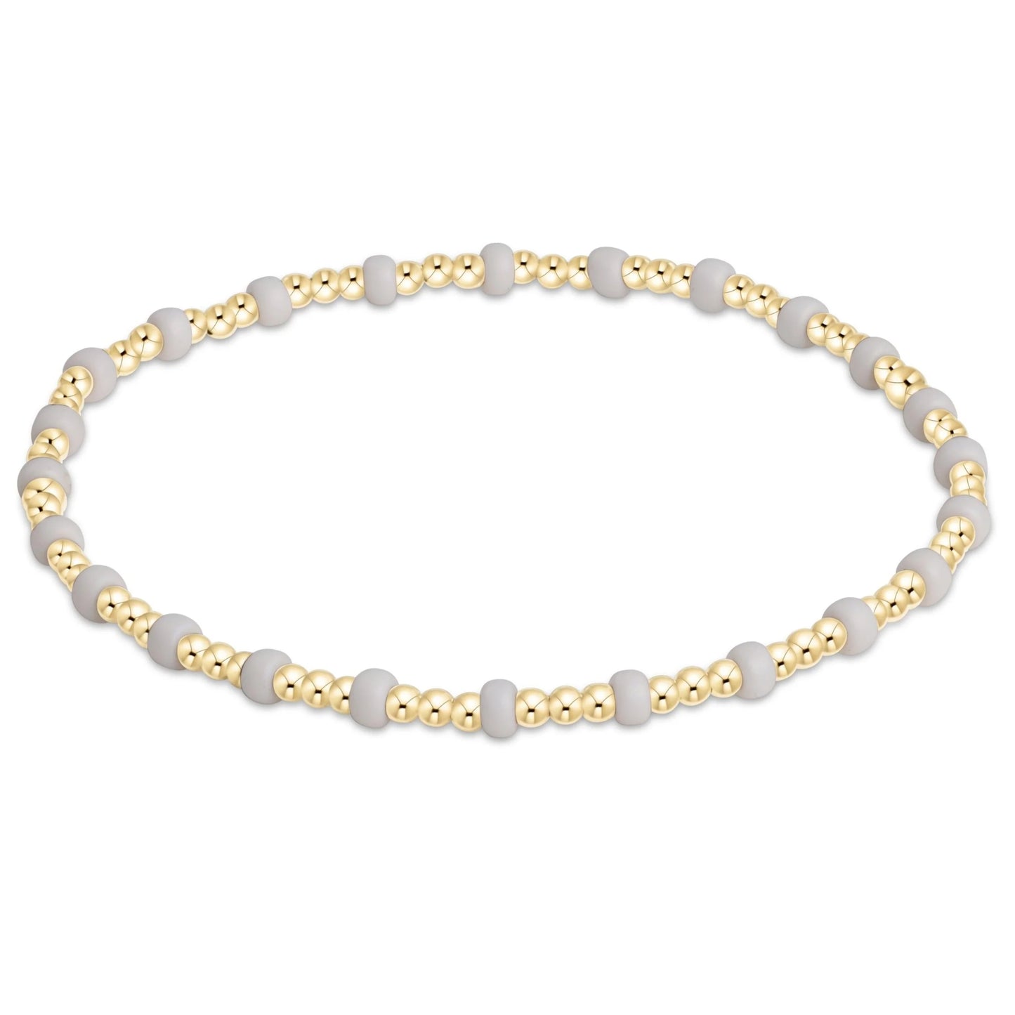 gameday hope gold sincerity bracelet | white