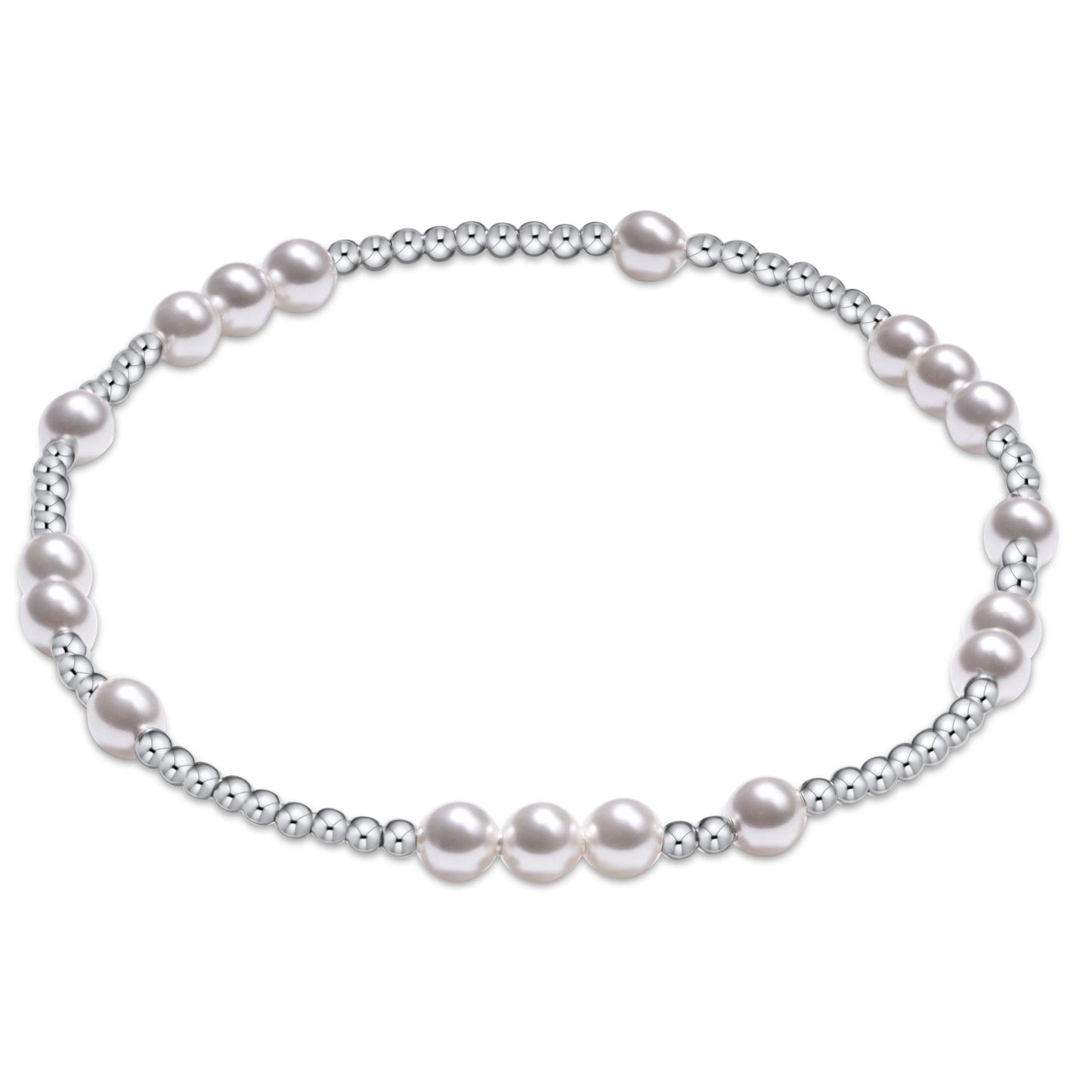 hope unwritten sterling 4mm bead bracelet | pearl