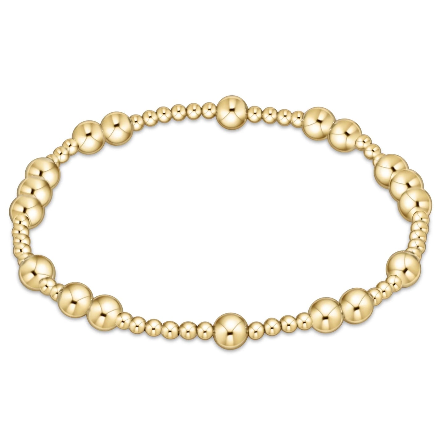 hope unwritten 5mm bead bracelet | gold